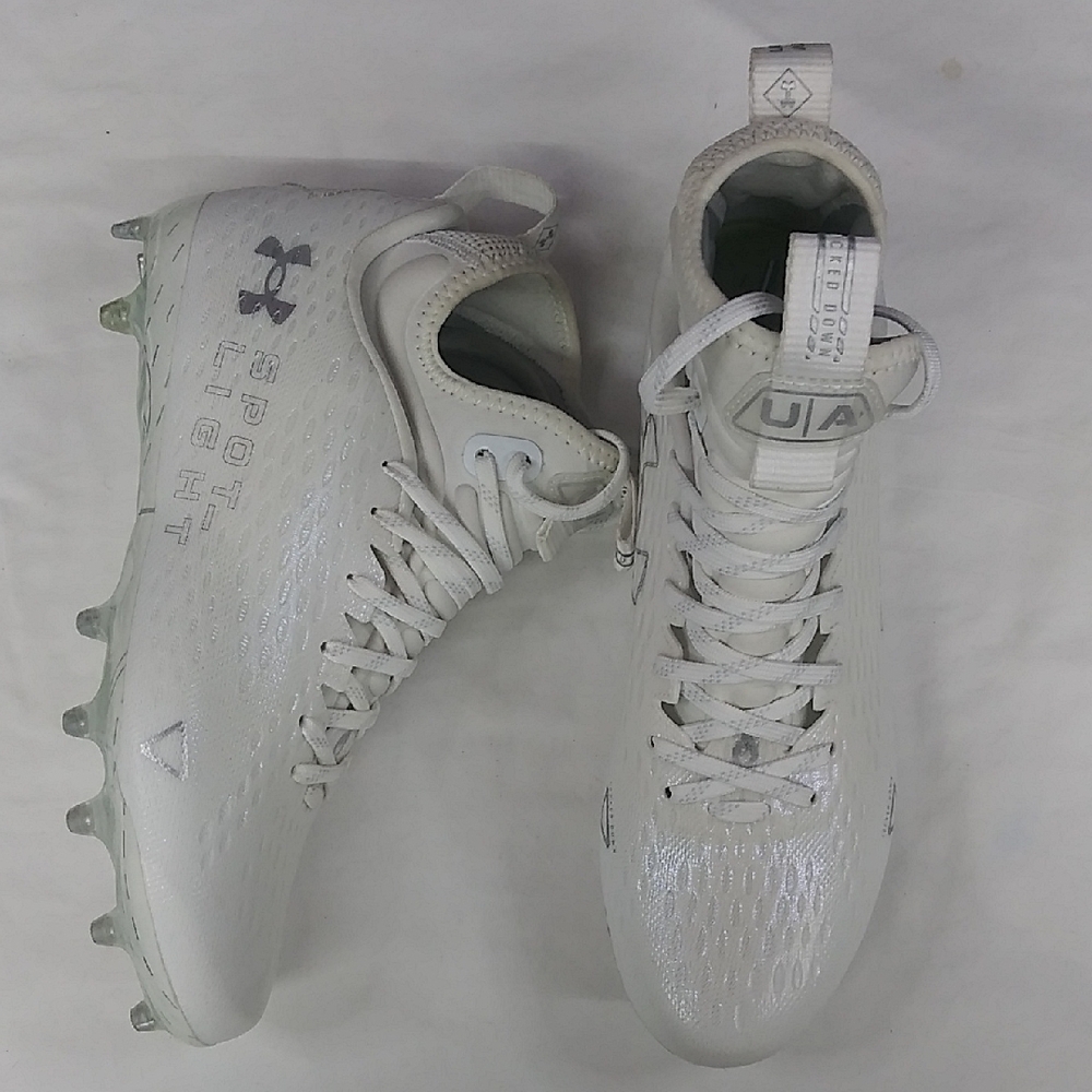 Under Armour White Football Cleats